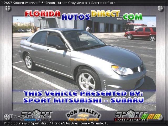 2007 Subaru Impreza 2.5i Sedan in Urban Gray Metallic