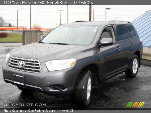 2008 Toyota Highlander 4WD in Magnetic Gray Metallic