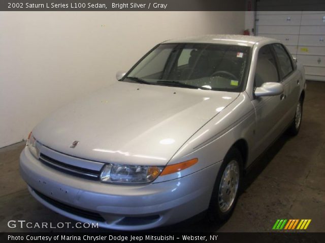 2002 Saturn L Series L100 Sedan in Bright Silver