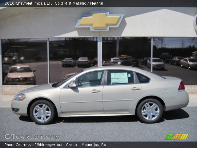 2010 Chevrolet Impala LT in Gold Mist Metallic