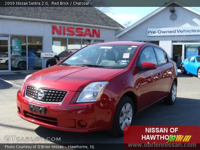 2009 Nissan Sentra 2.0 in Red Brick