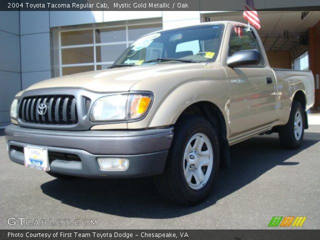 2004 Toyota Tacoma Regular Cab in Mystic Gold Metallic