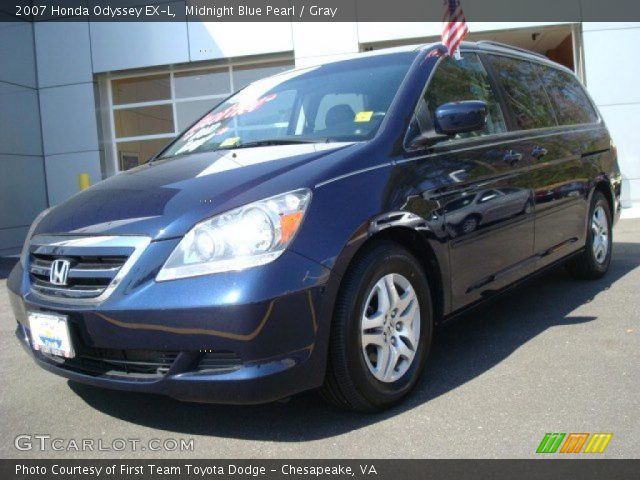 2007 Honda Odyssey EX-L in Midnight Blue Pearl
