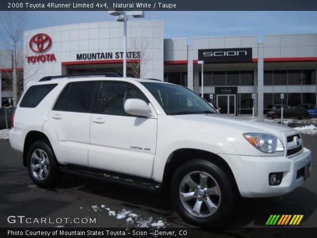 2008 Toyota 4Runner Limited 4x4 in Natural White