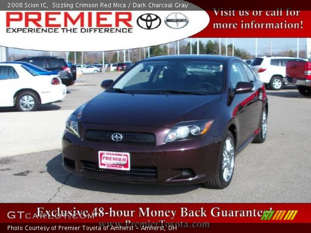 2008 Scion tC  in Sizzling Crimson Red Mica