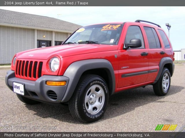 2004 Jeep Liberty Sport 4x4 in Flame Red