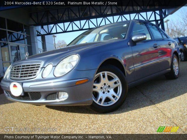 2004 Mercedes-Benz E 320 Sedan in Platinum Blue Metallic