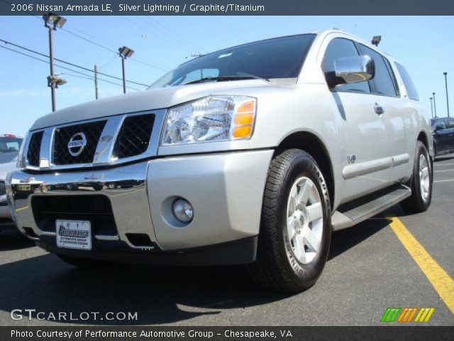 2006 Nissan Armada LE in Silver Lightning