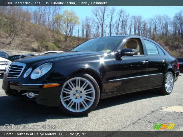 2008 Mercedes-Benz E 350 4Matic Sedan in Black