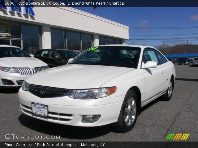2000 Toyota Solara SE V6 Coupe in Diamond White Pearl