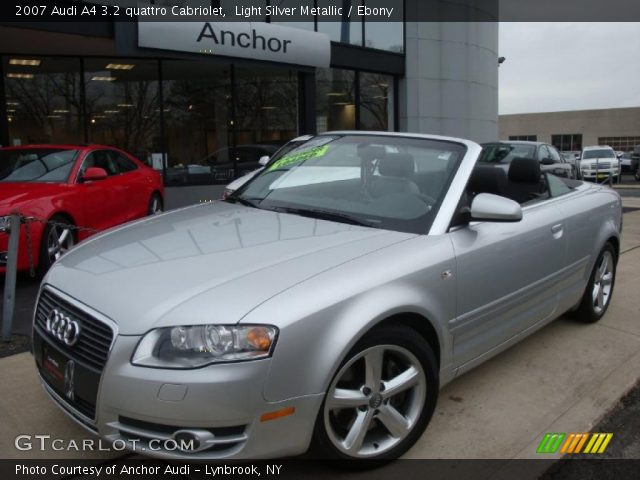 2007 Audi A4 3.2 quattro Cabriolet in Light Silver Metallic