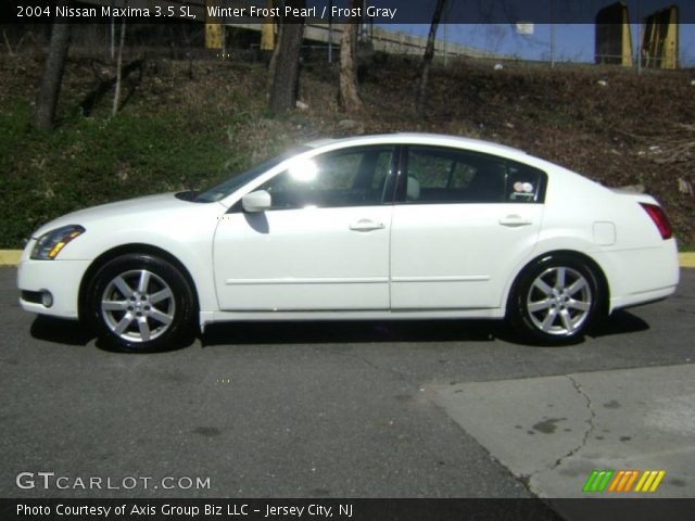 2004 Nissan Maxima 3.5 SL in Winter Frost Pearl