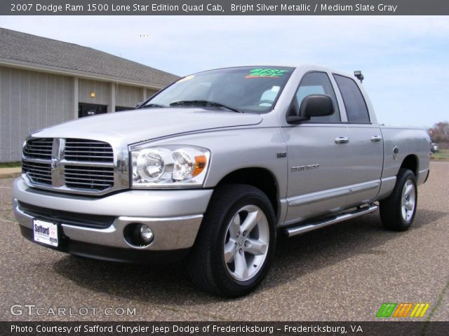 2007 Dodge Ram 1500 Lone Star Edition Quad Cab in Bright Silver Metallic