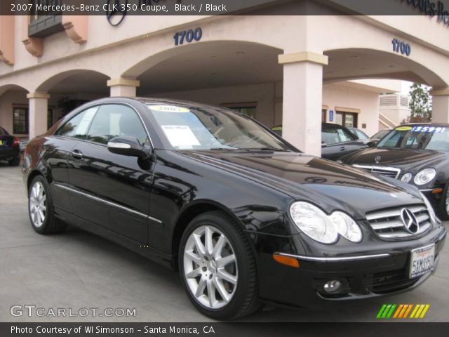 2007 Mercedes-Benz CLK 350 Coupe in Black