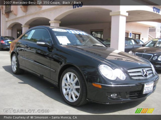 2007 Mercedes-Benz CLK 350 Coupe in Black