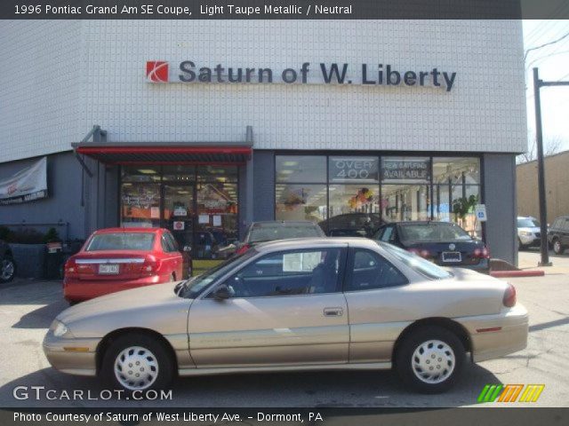 1996 Pontiac Grand Am SE Coupe in Light Taupe Metallic
