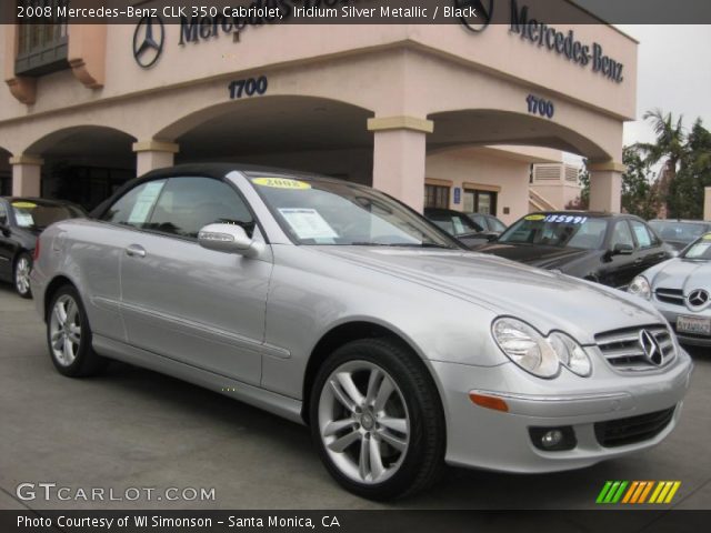 2008 Mercedes-Benz CLK 350 Cabriolet in Iridium Silver Metallic