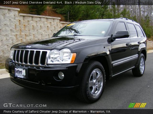 2007 Jeep Grand Cherokee Overland 4x4 in Black
