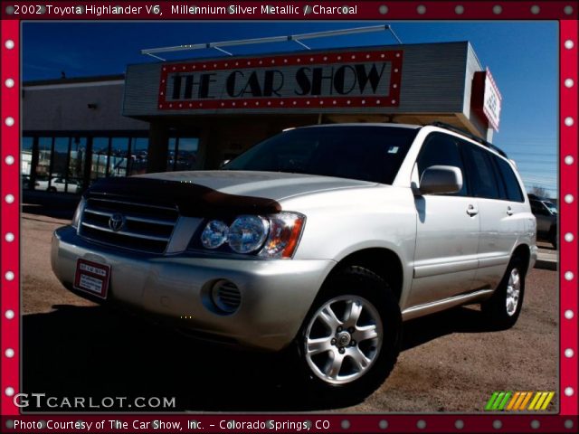 2002 Toyota Highlander V6 in Millennium Silver Metallic