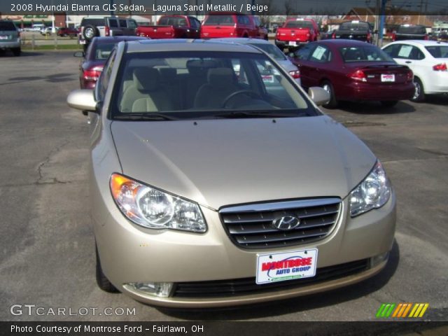 2008 Hyundai Elantra GLS Sedan in Laguna Sand Metallic