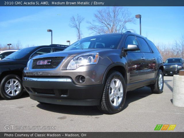 2010 GMC Acadia SL AWD in Medium Brown Metallic