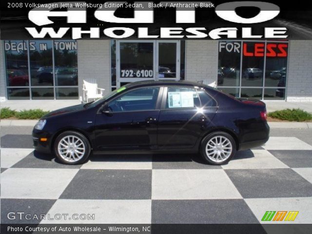 2008 Volkswagen Jetta Wolfsburg Edition Sedan in Black