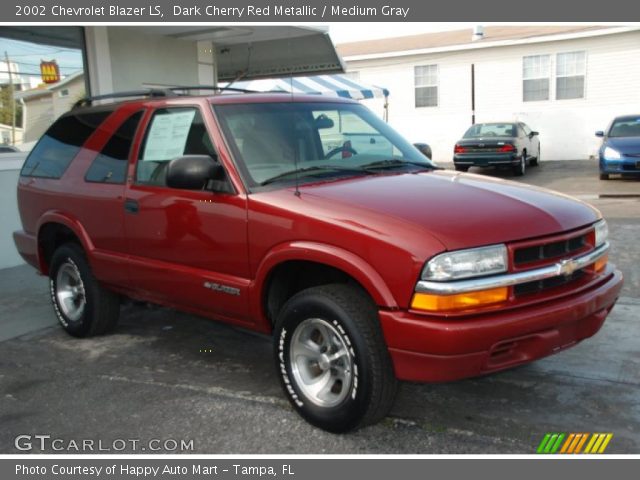 2002 Chevrolet Blazer LS in Dark Cherry Red Metallic