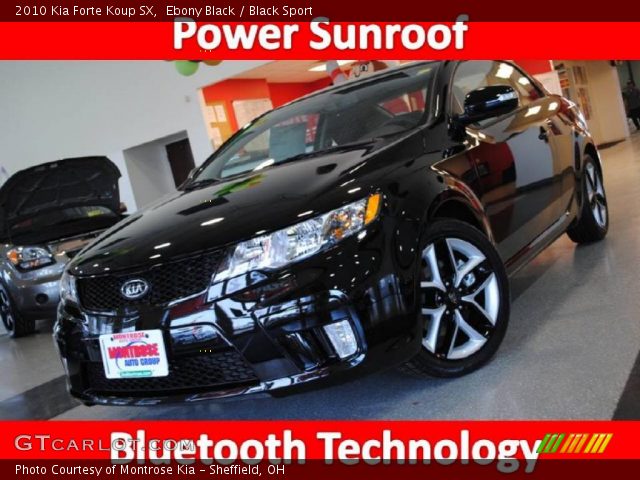 2010 Kia Forte Koup SX in Ebony Black