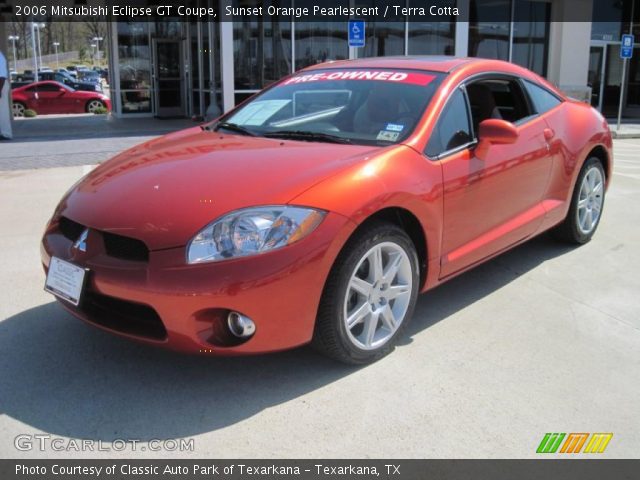 2006 Mitsubishi Eclipse GT Coupe in Sunset Orange Pearlescent
