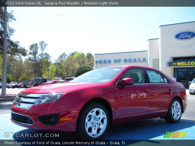 2010 Ford Fusion SE in Sangria Red Metallic