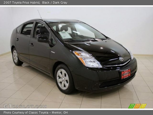 2007 Toyota Prius Hybrid in Black
