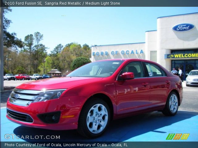 2010 Ford Fusion SE in Sangria Red Metallic