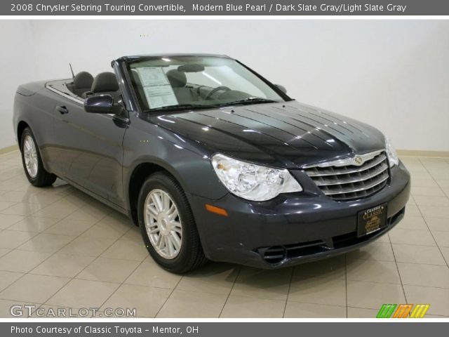 2008 Chrysler Sebring Touring Convertible in Modern Blue Pearl