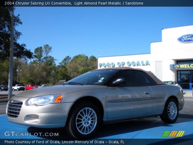 2004 Chrysler Sebring LXi Convertible in Light Almond Pearl Metallic