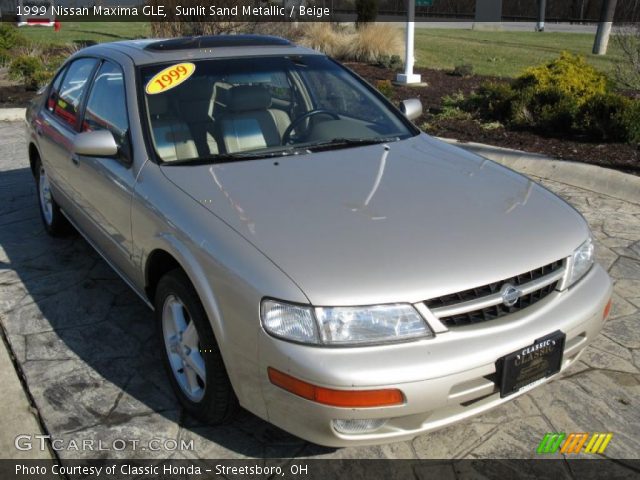 1999 Nissan Maxima GLE in Sunlit Sand Metallic