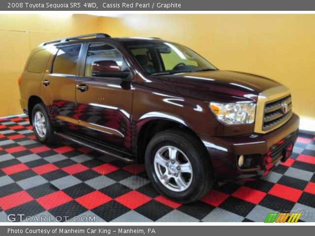 2008 Toyota Sequoia SR5 4WD in Cassis Red Pearl