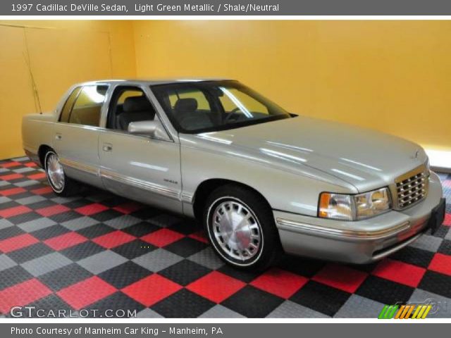 1997 Cadillac DeVille Sedan in Light Green Metallic
