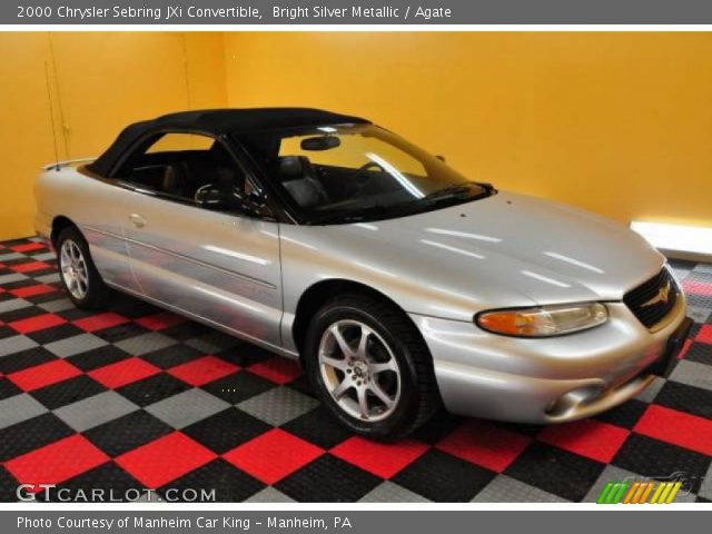 2000 Chrysler Sebring JXi Convertible in Bright Silver Metallic