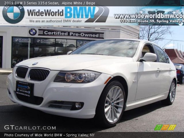 2009 BMW 3 Series 335d Sedan in Alpine White