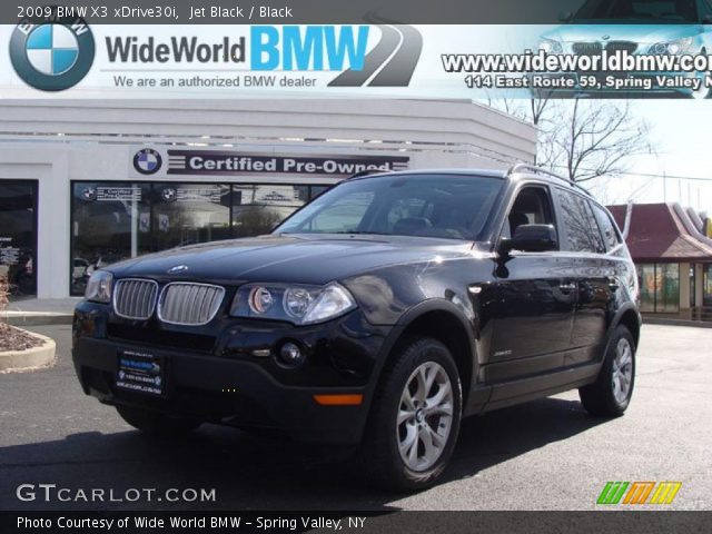 2009 BMW X3 xDrive30i in Jet Black