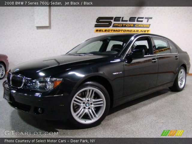 2008 BMW 7 Series 760Li Sedan in Jet Black