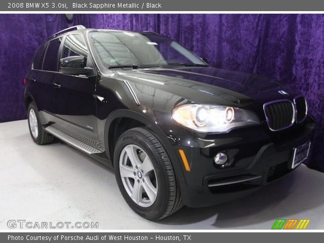 2008 BMW X5 3.0si in Black Sapphire Metallic