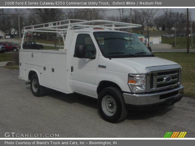 2008 Ford E Series Cutaway E350 Commercial Utility Truck in Oxford White