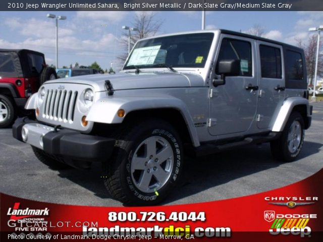 2010 Jeep Wrangler Unlimited Sahara in Bright Silver Metallic