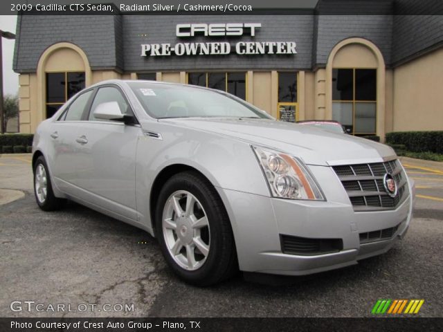2009 Cadillac CTS Sedan in Radiant Silver