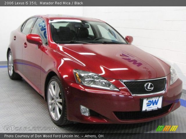 2006 Lexus IS 350 in Matador Red Mica