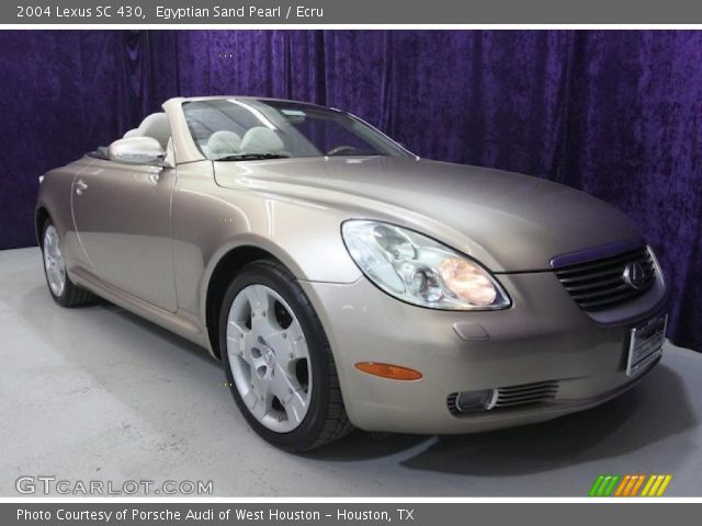 2004 Lexus SC 430 in Egyptian Sand Pearl