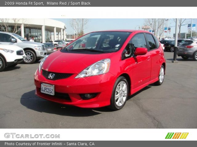 2009 Honda Fit Sport in Milano Red