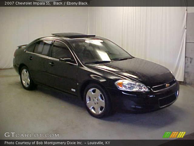 Black 2007 Chevrolet Impala Ss Ebony Black Interior