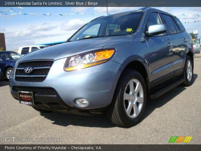 2009 Hyundai Santa Fe Limited in Silver Blue
